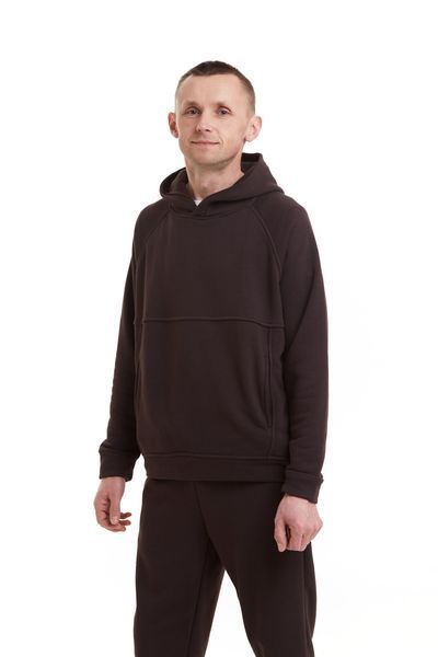 чоловічий костюм з тринитки "флоу", шоколад XXL 2202/1-шок фото