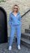 жіноче худі з тринитки "остін", блакитний L 703/1/1-бл фото 4