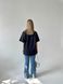Жіноча футболка ОВЕРСАЙЗ чорна 2XL-3XL ч2_оф2 фото 4